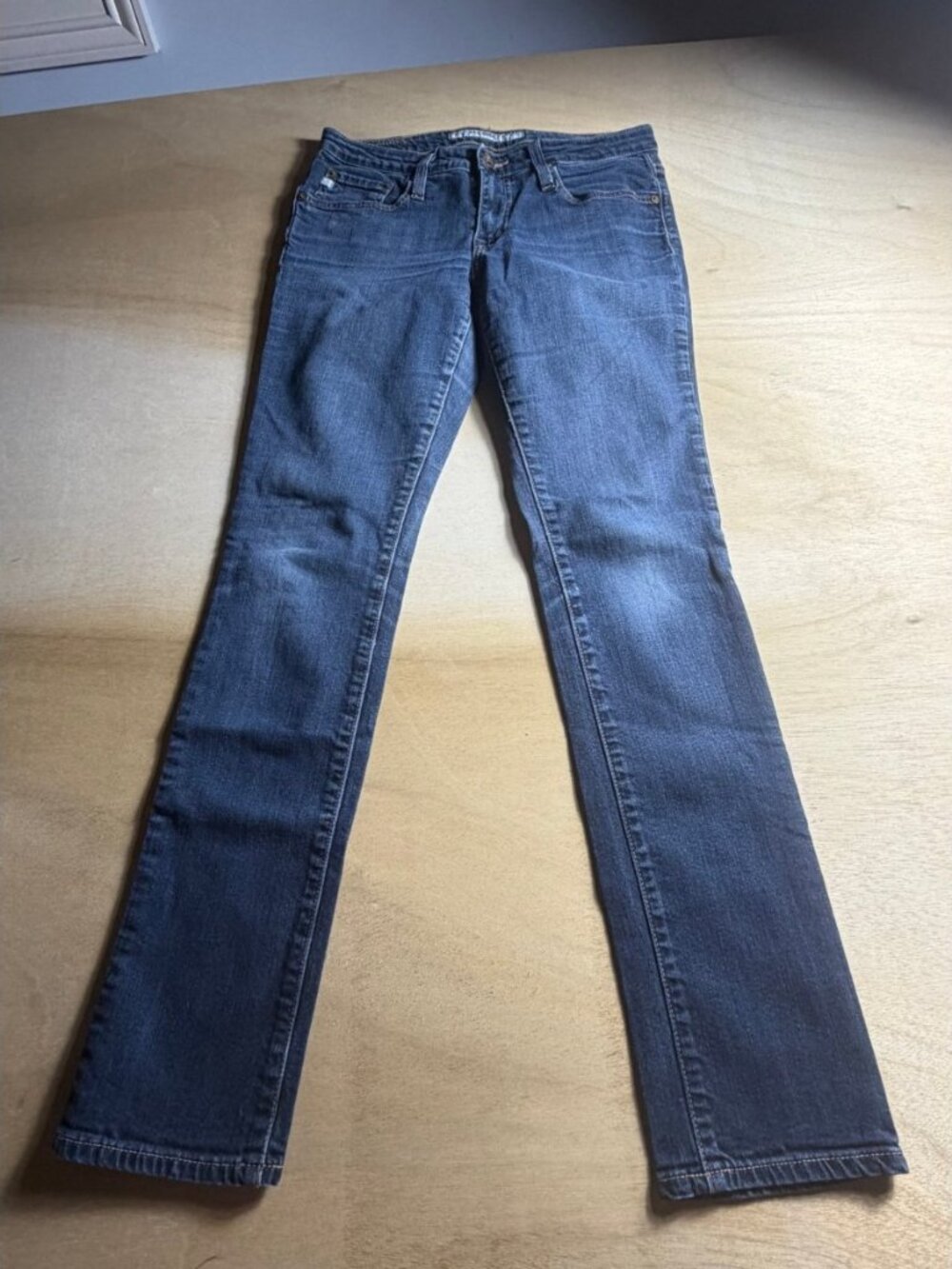 Big Star 1974 Boyfriend Jeans Distressed Blue Mid Rise 28x30